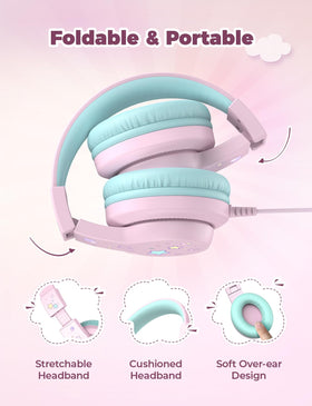 iClever Kids Headphones durable build with reliable support and warranty.