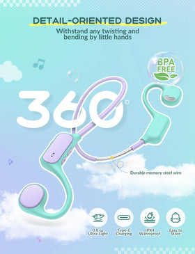 iClever Kids Headphones are ultra-light for all-day wear