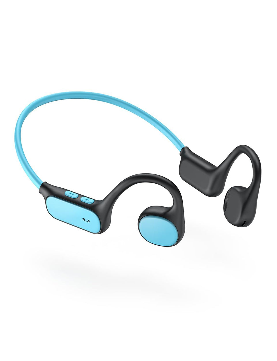 iClever Kids open-ear design showing safe listening and surroundings awareness.
