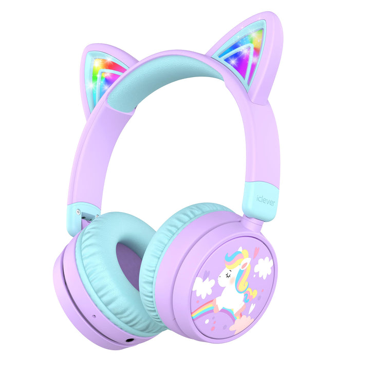 iClever Meow Cookies front packaging showing colorful cat-ear design and benefits