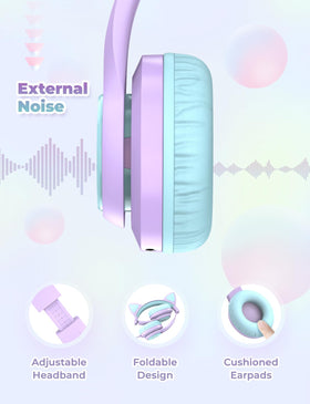85 dBA safe volume design helps protect young ears during daily use.