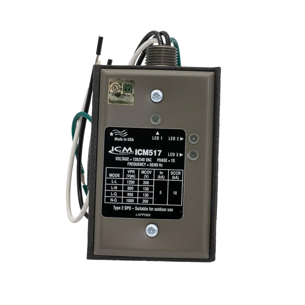 ICM Controls ICM517 surge protector in a durable NEMA 3R enclosure.