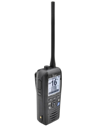 Icom M94D 6W transmit power facilitates clearer marine calls.