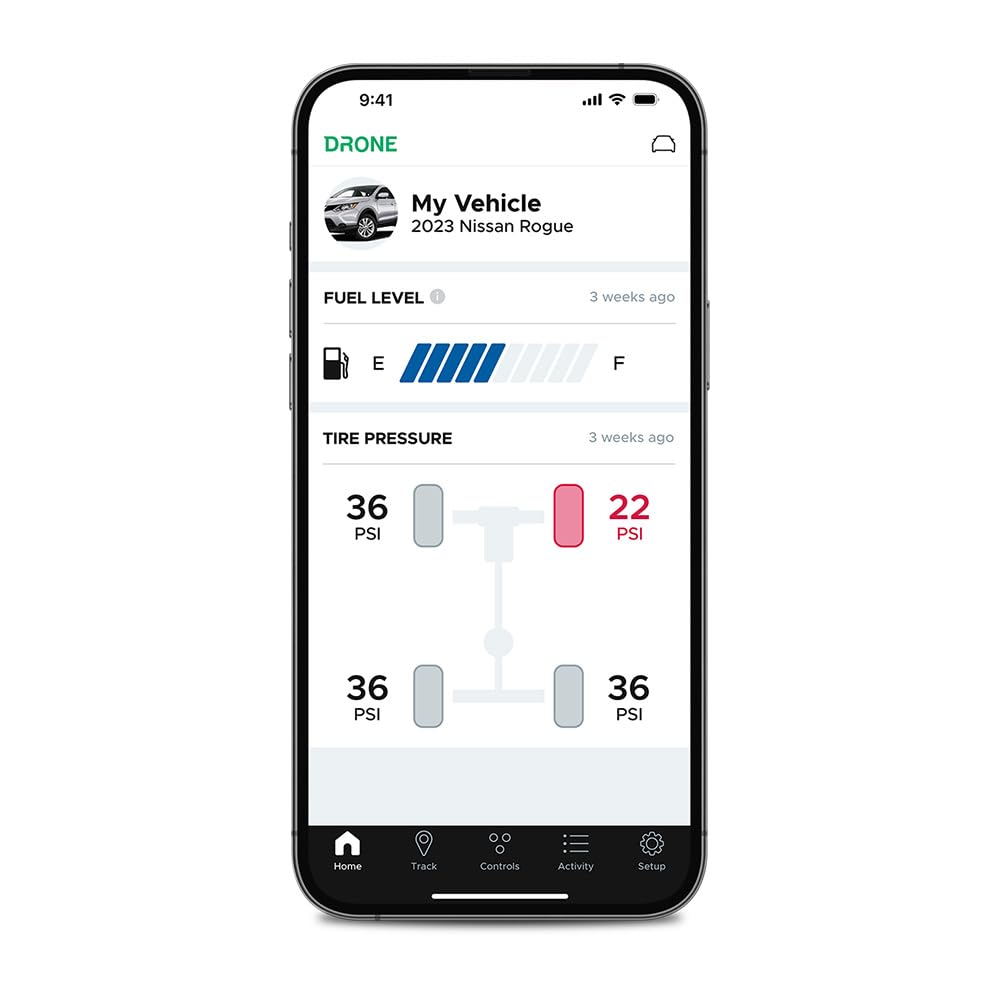 Idatalink DroneMobile X2-MAX onboard security sensors detect shocks and tilts.