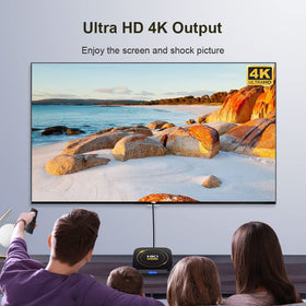 IDEALROYAL HK1 user interface displayed on TV for fast app access