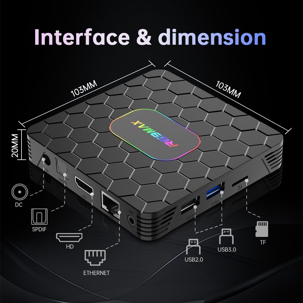 IDEALROYAL R69 Max storage slot TF card showing expandable memory convenience