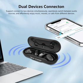 iDIGMALL earbud texture close-up, smooth finish for comfortable all-day wear