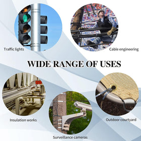 Idong kit used for automotive, ladder, and home binding tasks.