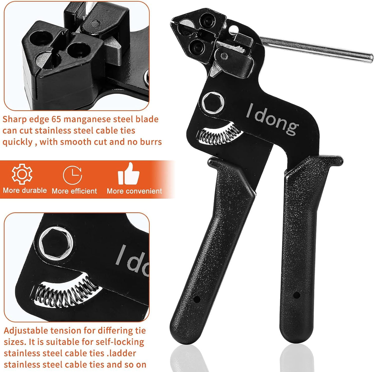 Idong rolling-ball self-locking mechanism demonstrates easy fitting.