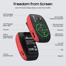 Idoooz X2 USB flash-ready MP3 player doubles as storage