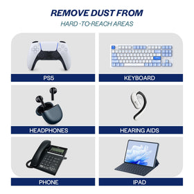 iDuster air spray cpu cleaning helping remove dust from computer components safely.
