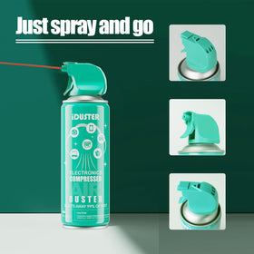 iDuster compact can for portable electronics maintenance and dust removal