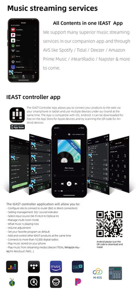 iEAST Olio next to a smartphone for scale showing compact footprint benefit
