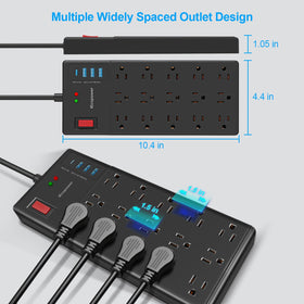 IECOPOWER underside with mounting holes and included screws for installation