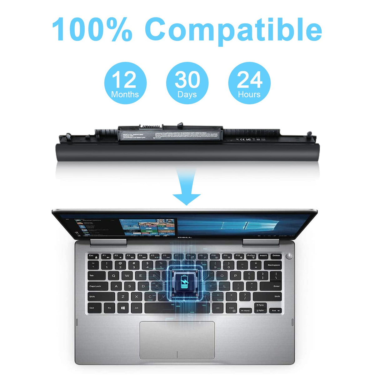 IEFUU HP 14-an012nr battery compatible, long-term power
