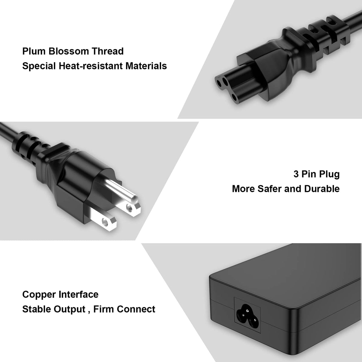 IEFUU Travel-friendly power adapter fits in a bag