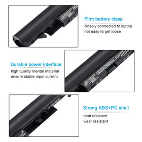 IEFUU battery installed in HP laptop demonstrating restored portable power