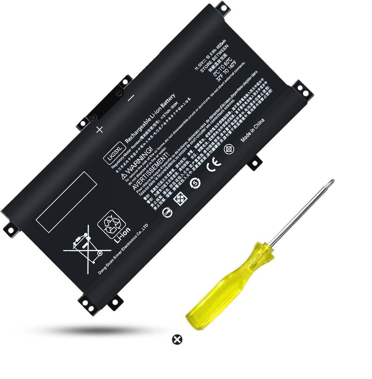 IEFUU LK03XL front packaging showing model and replacement benefit