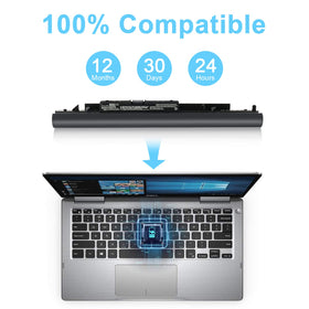 IEFUU battery beside ruler showing compact dimensions for easy replacement