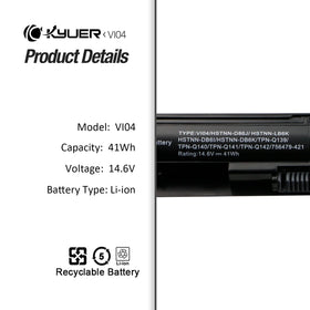 IEFUU battery next to a pen showing compact size and portability benefits