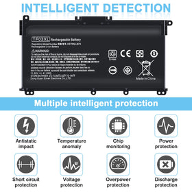 IEFUU TF03XL installed in HP Pavilion demonstrating restored portable use and secure placement