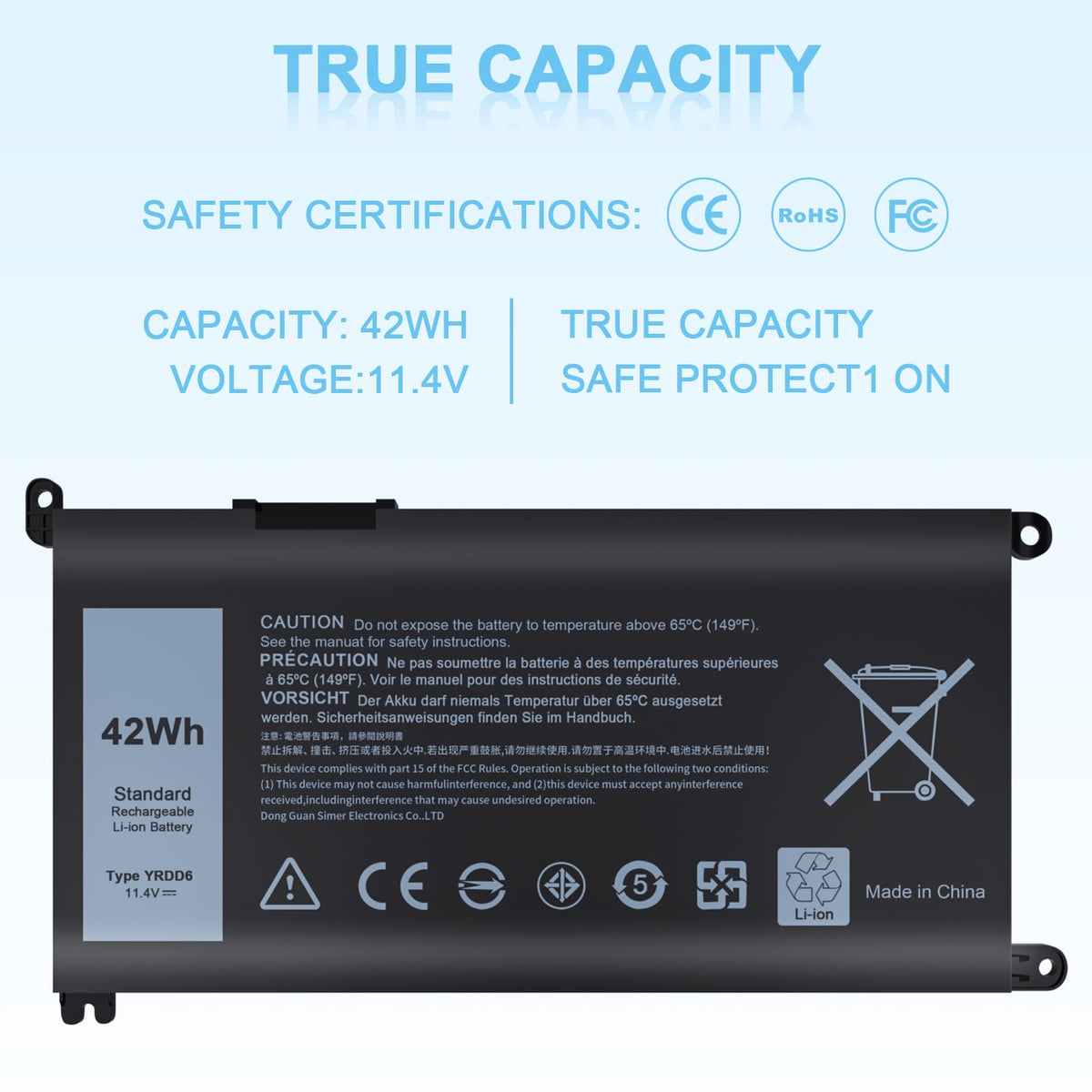 IEFUU YRDD6 next to screwdrivers showing included tools and easy installation benefit