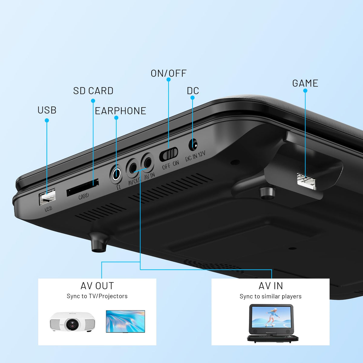 ieGeek anti-shock and resume features keep playback smooth.