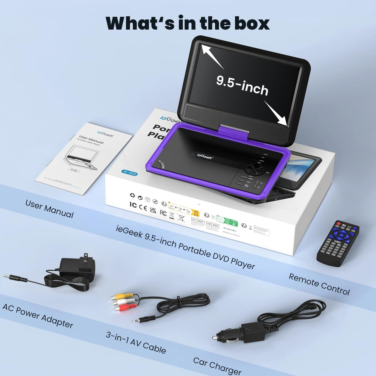 IeGeek car-headrest mount enables hands-free viewing in backseat