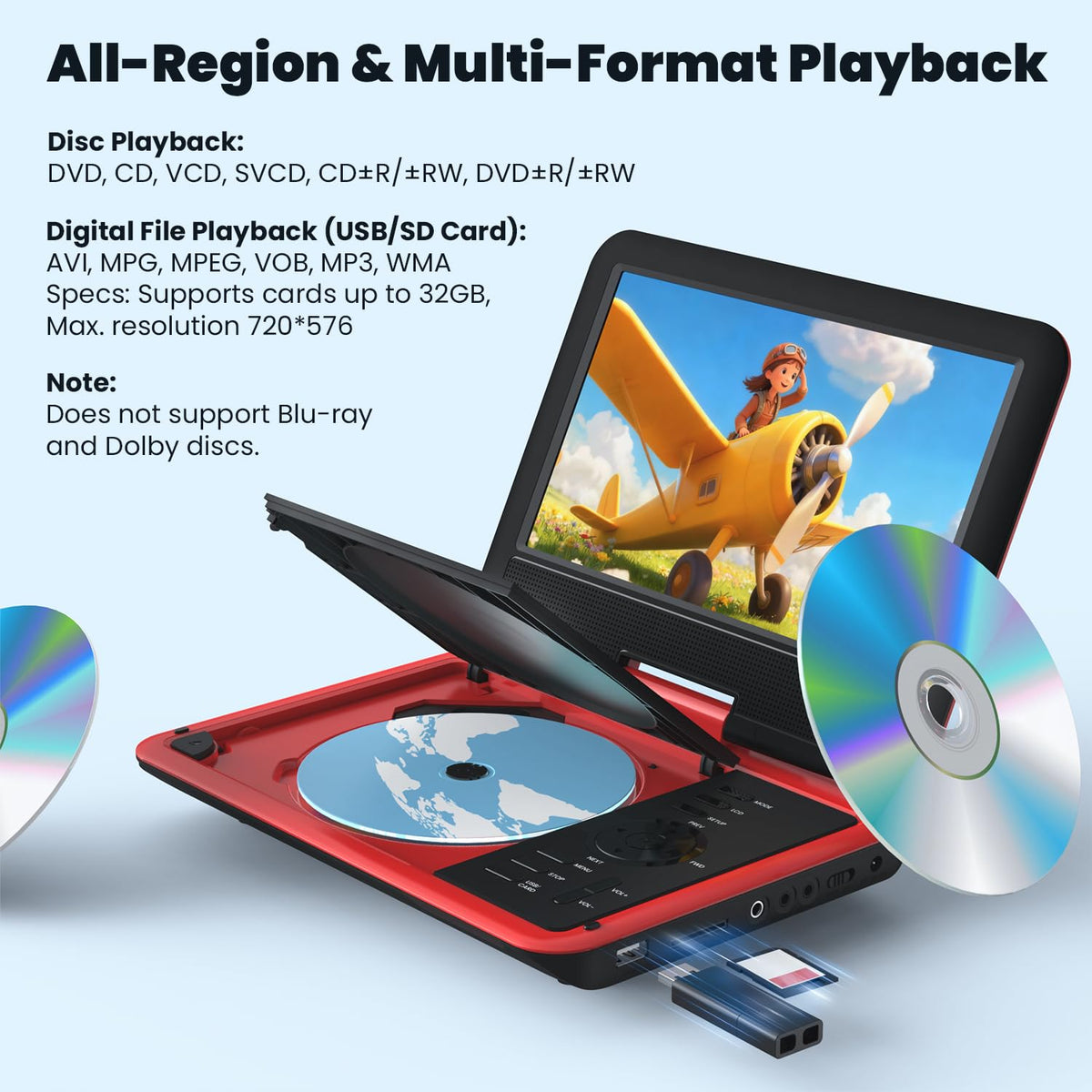 ieGeek dual speakers and controls delivering louder clear sound for families