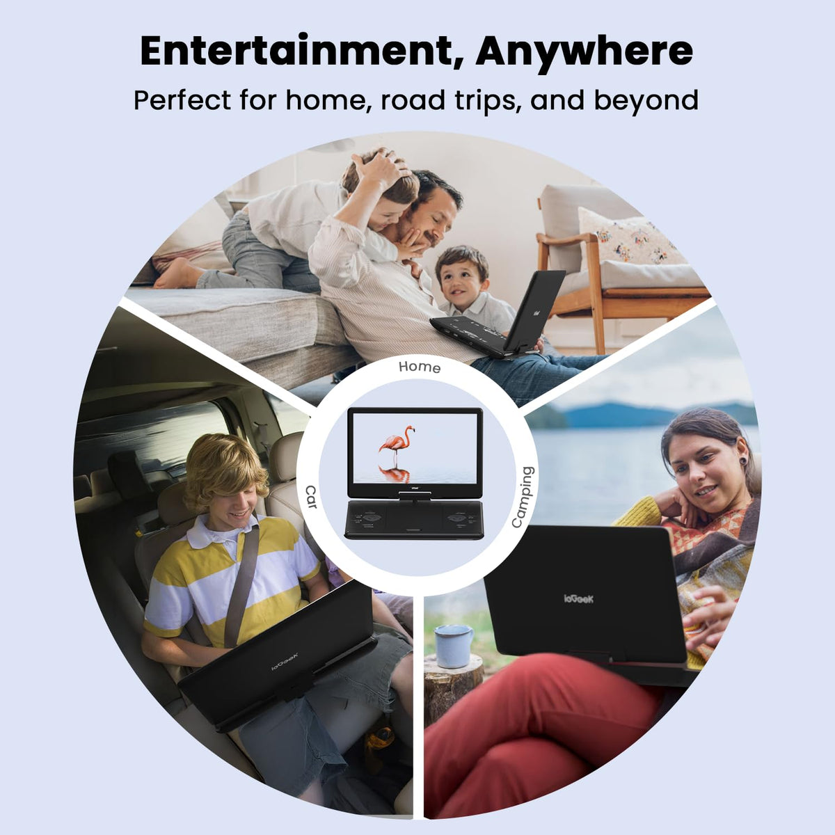 ieGeek USB SD playback supports multimedia directly from drives