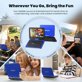 ieGeek playing a DVD with remote for simple family operation