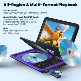 IeGeek regional-free playback with support for multiple formats and media sources.