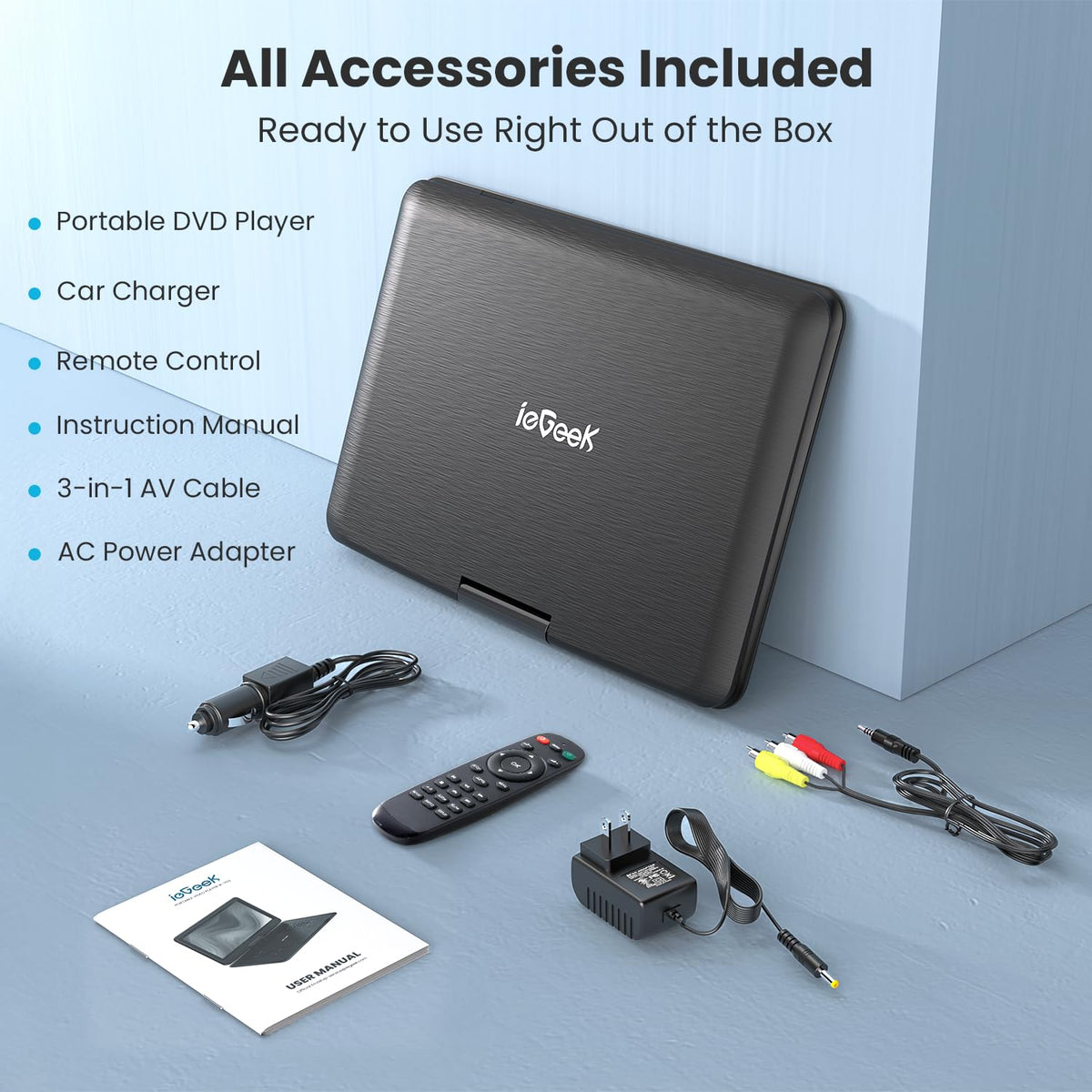 ieGeek wide-format support for CDs and DVDs on the go