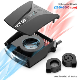 IETS GT202UB close-up silicon shroud fitting vents and increasing suction efficiency