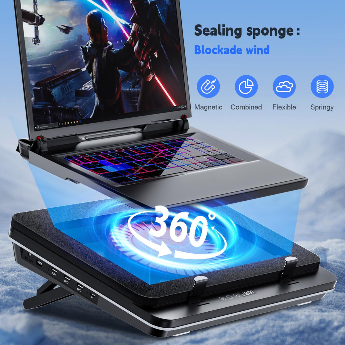 IETS GT600 5.5 inch turbine fan delivers high airflow strength