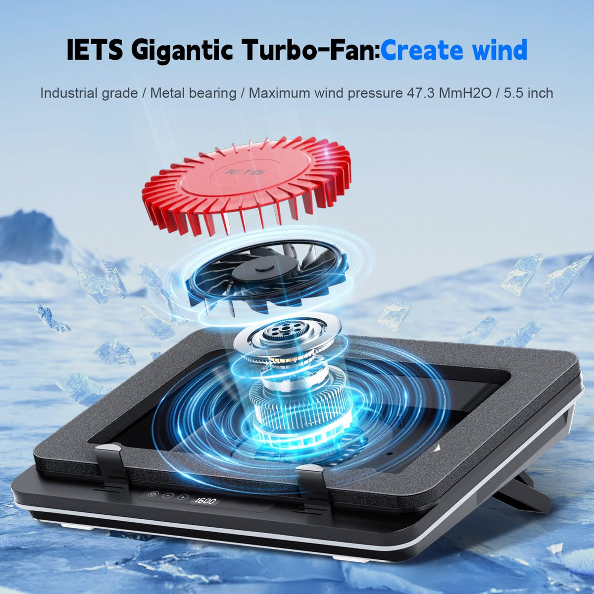 IETS GT600 magnetic sealed foam creates airtight contact for efficient heat transfer.