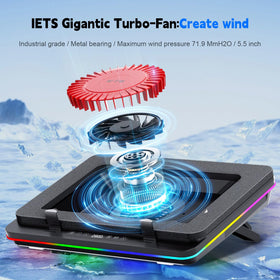 IETS GT600 sealed foam provides a tight air seal for better cooling
