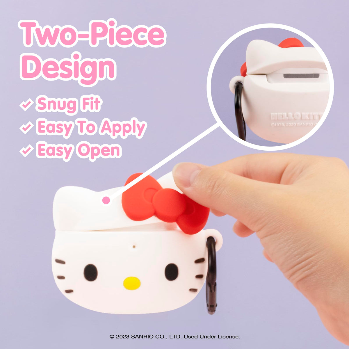 iFace Sanrio AirPods 1/2 case supports wireless charging for convenience