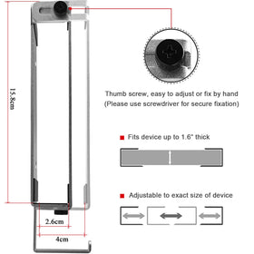 IFCASE anti-scratch pads protect devices when sliding into the wall mount.