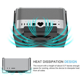 IFCASE anti-scratch inner pad protects Mac Studio from scratches and slips