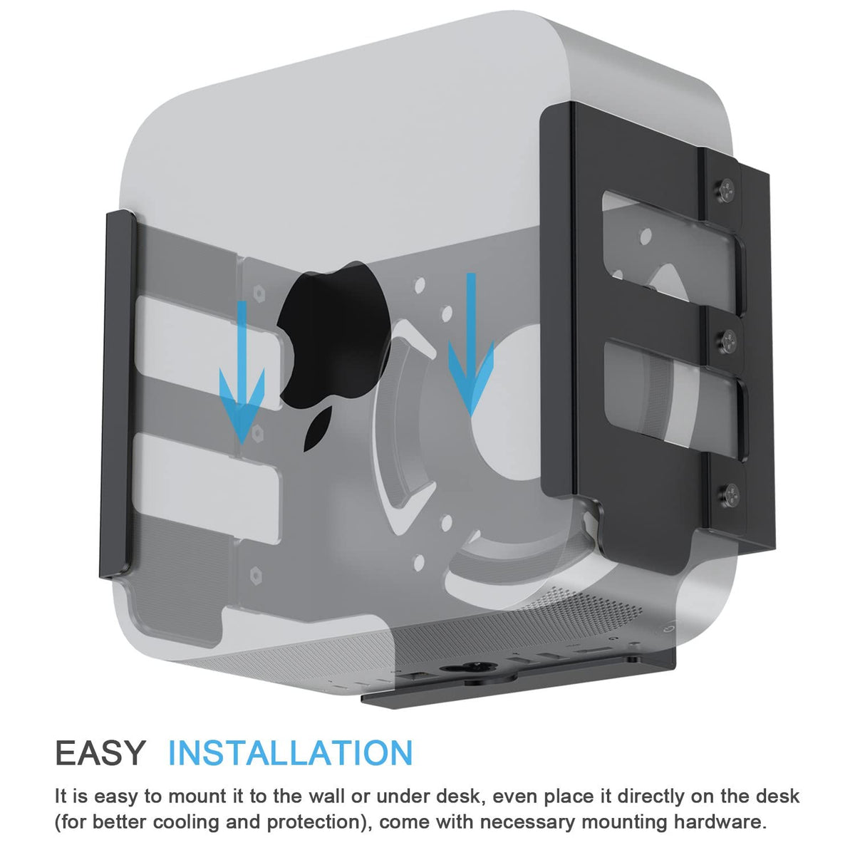 IFCASE rust-free, durable mount shields Mac Studio from accidental damage