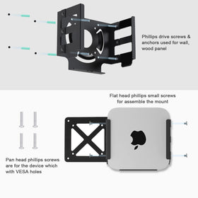 IFCASE easy-install with screws included for quick under-desk mounting