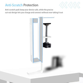 IFCASE ergonomic cable management design preserves cable access while tidying the workspace.