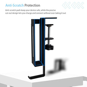 IFCASE no-drill clamp setup enables tool-free installation and keeps your desk safe