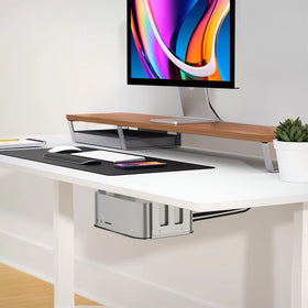 IFCASE mounted unit next to Mac Studio for size and clearance comparison