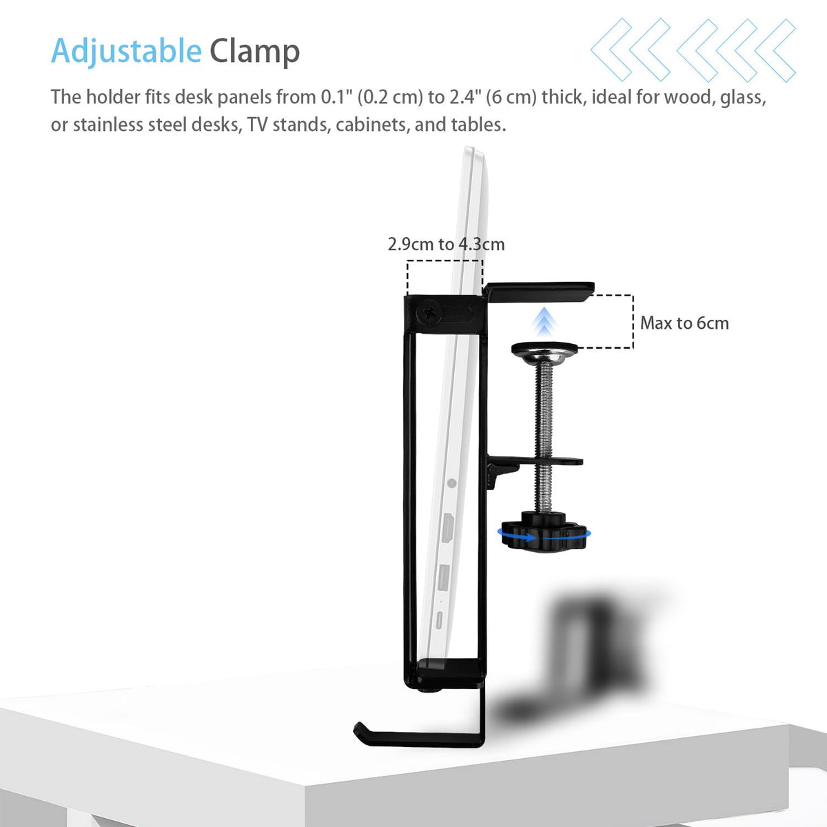 IFCASE space-saving desk organization helps create room for essentials