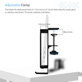 IFCASE space-saving desk organization helps create room for essentials