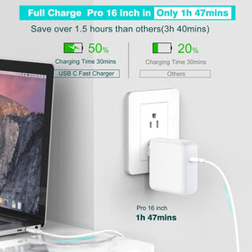 IFEART 6.6ft USB-C cable close-up showing thick cable and 5A rating for safety