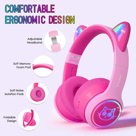 Ifecco headphones worn by child in classroom enabling clear online learning