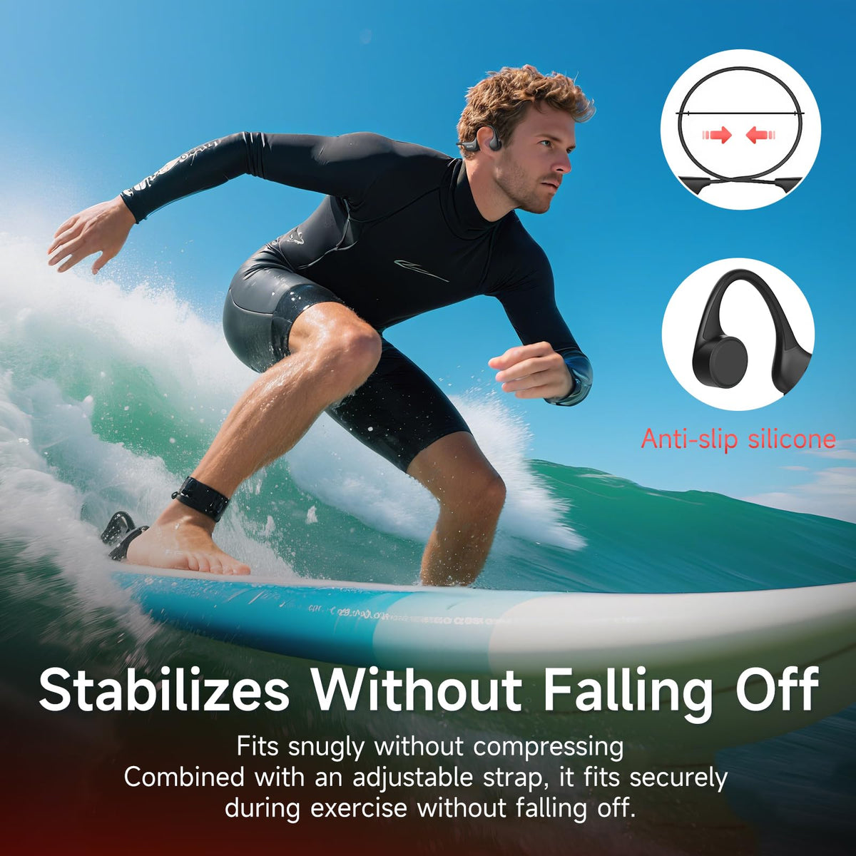 IFECCO underwater showing MP3 playback, enabling music during submerged swims